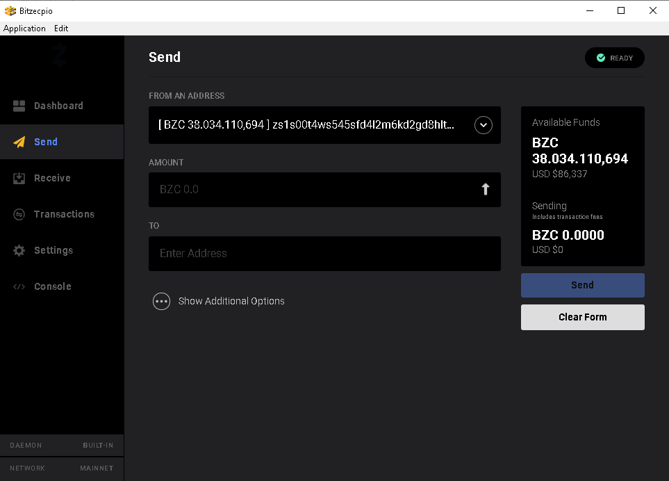 Main Window Screenshot